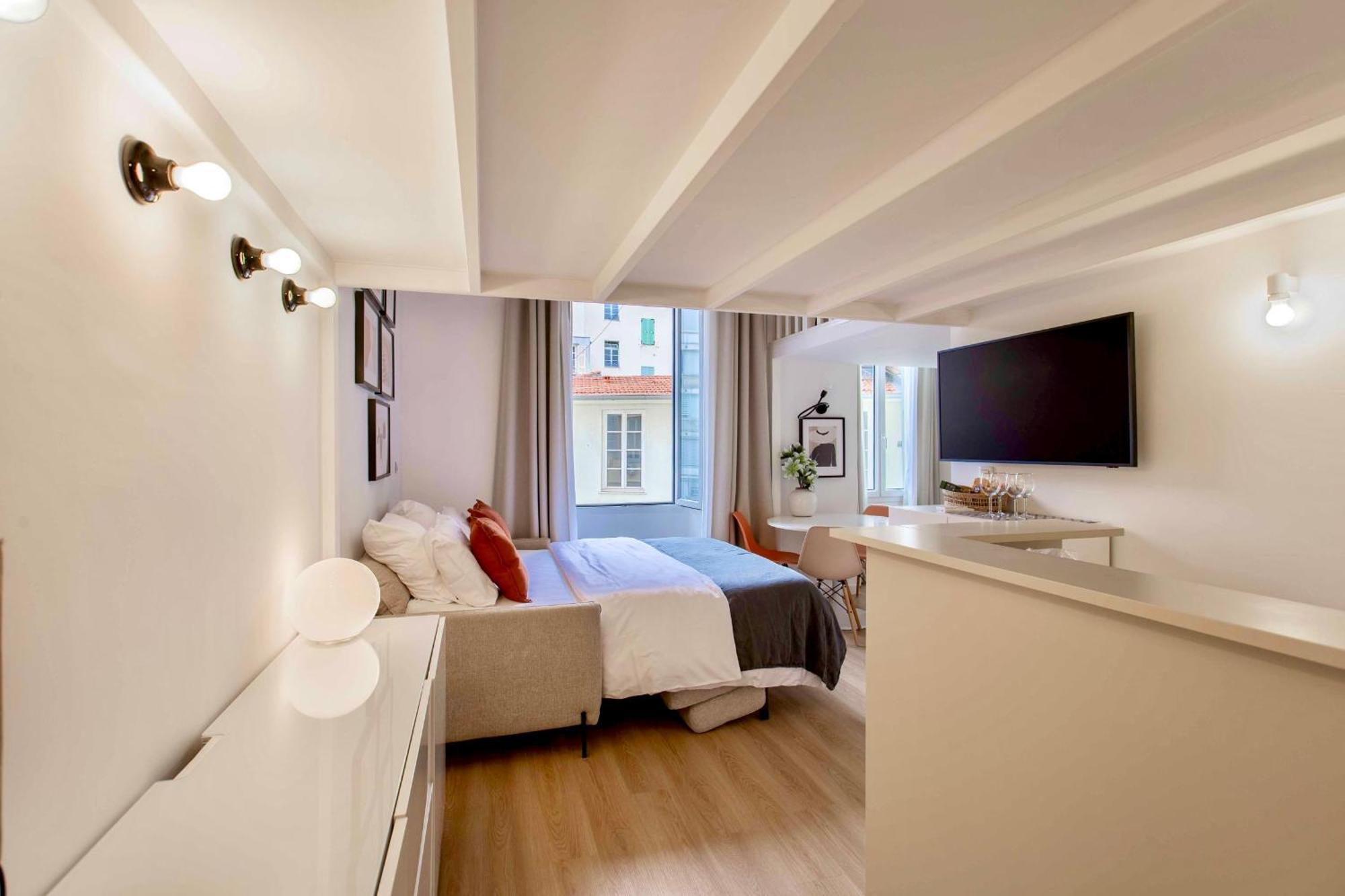 Suede Promenade Duplex Apartment At 1 Min From The Sea 2 Bathrooms Nice Ngoại thất bức ảnh