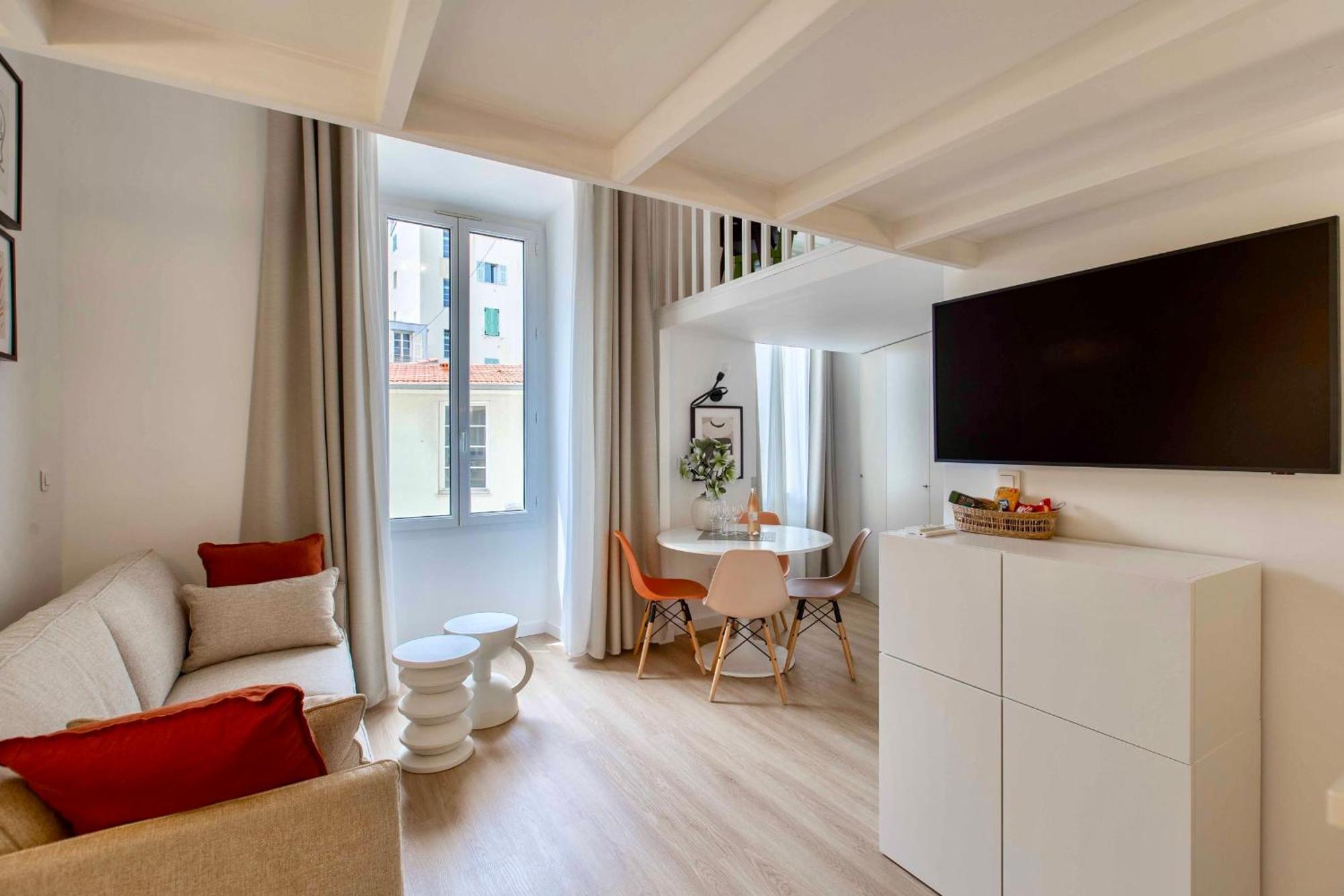 Suede Promenade Duplex Apartment At 1 Min From The Sea 2 Bathrooms Nice Ngoại thất bức ảnh